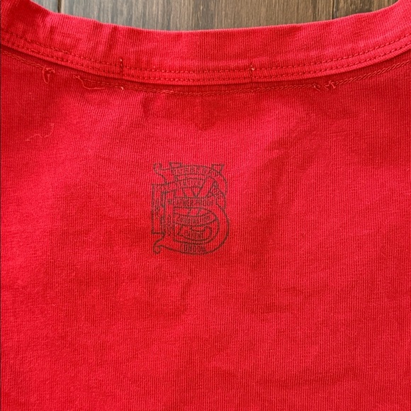 Burberry vintage red long sleeve large - Picture 6 of 6